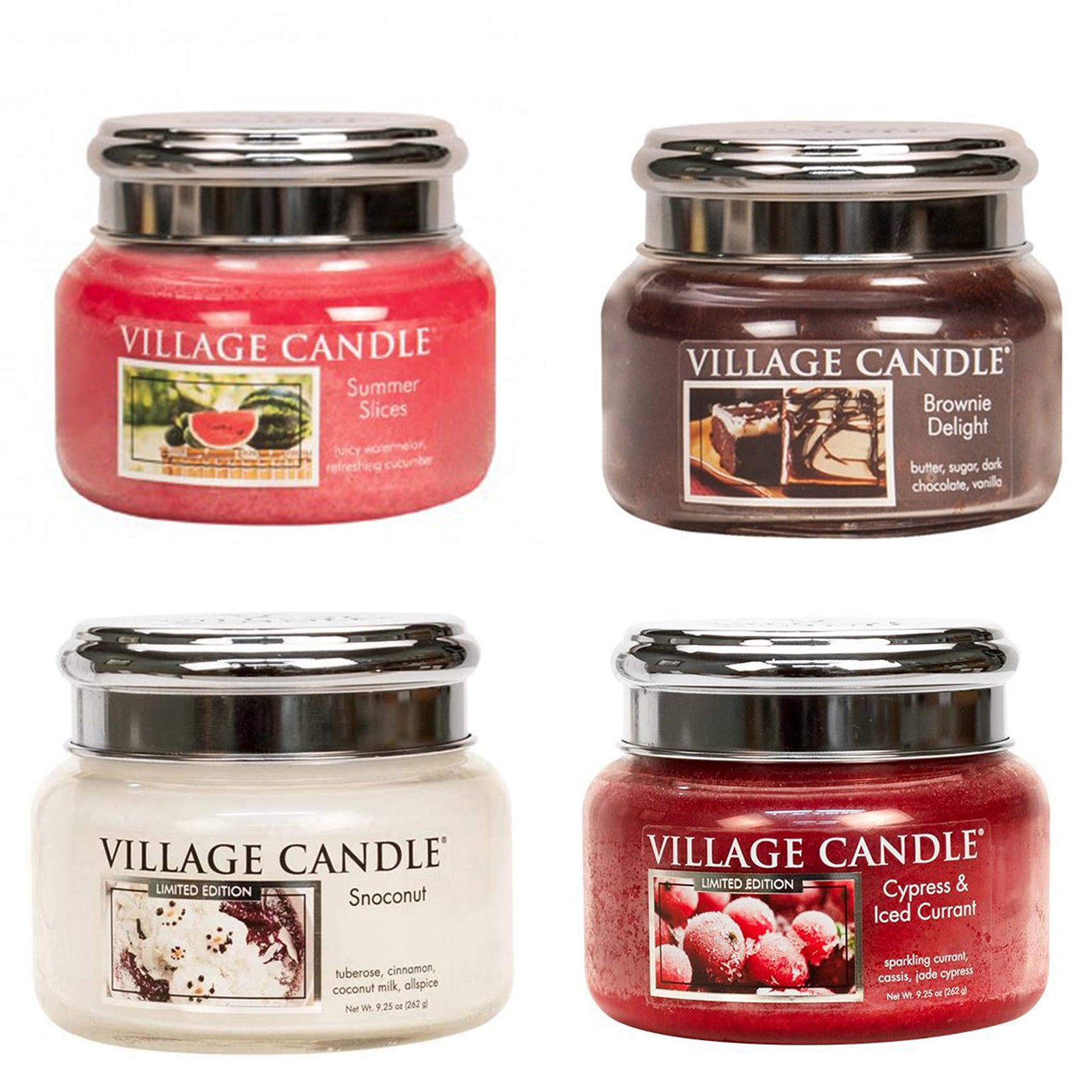 Candele profumate "Village Candle" profumatore per ambienti, Giara in vetro da 11 once