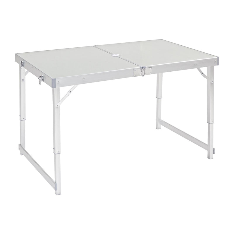 Tavolo tavolino valigetta pieghevole richiudibile campeggio mare spiaggia in alluminio