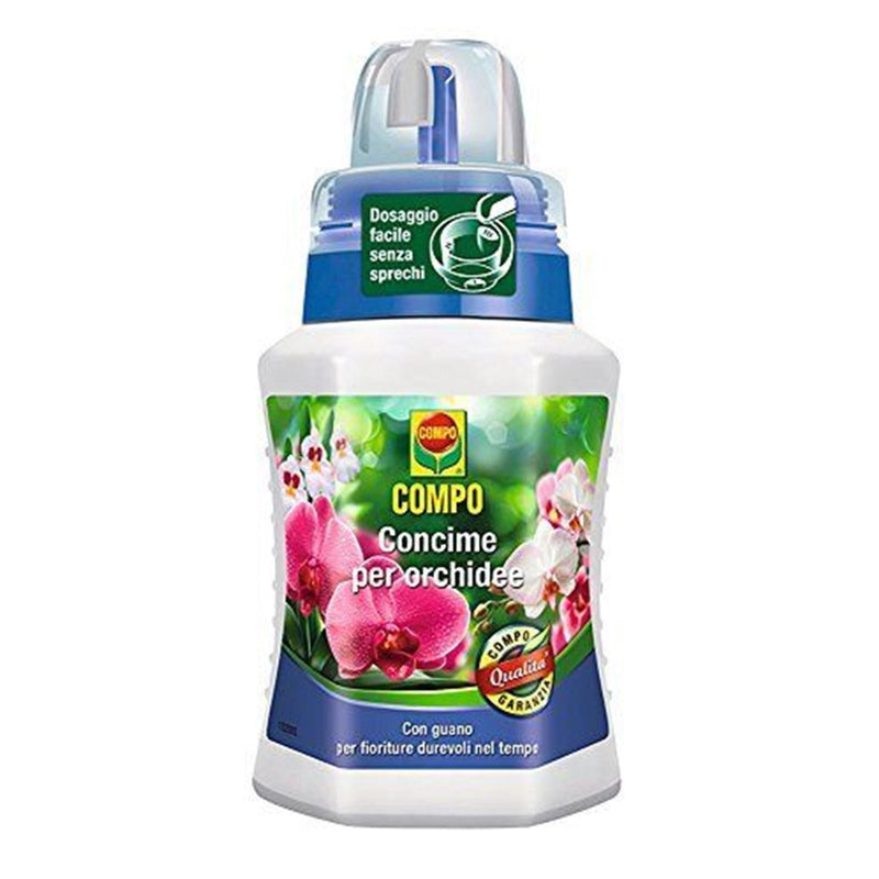 Concime liquido per piante e giardini fertilizzante compo (concime per orchidee 250 ml)