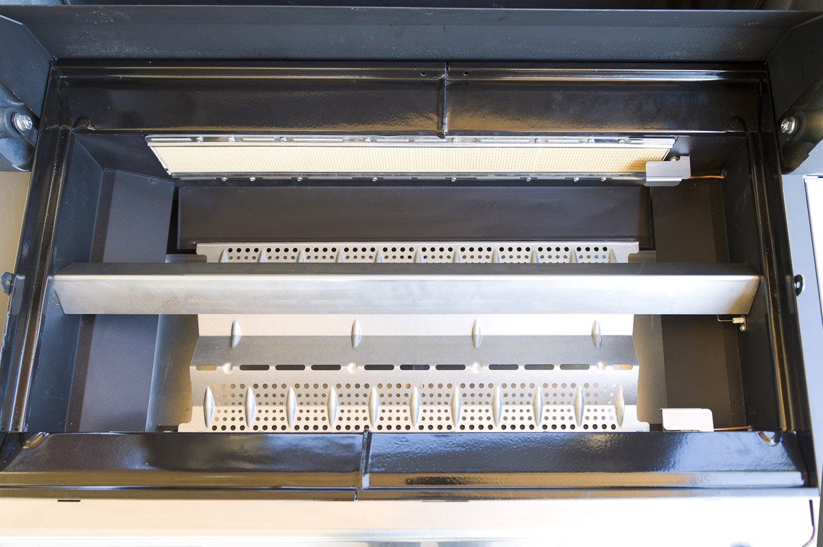 Barbecue griglia "4 Series RBS LXS" 3 bruciatori RBS BBQ con due piani cottura e ruote