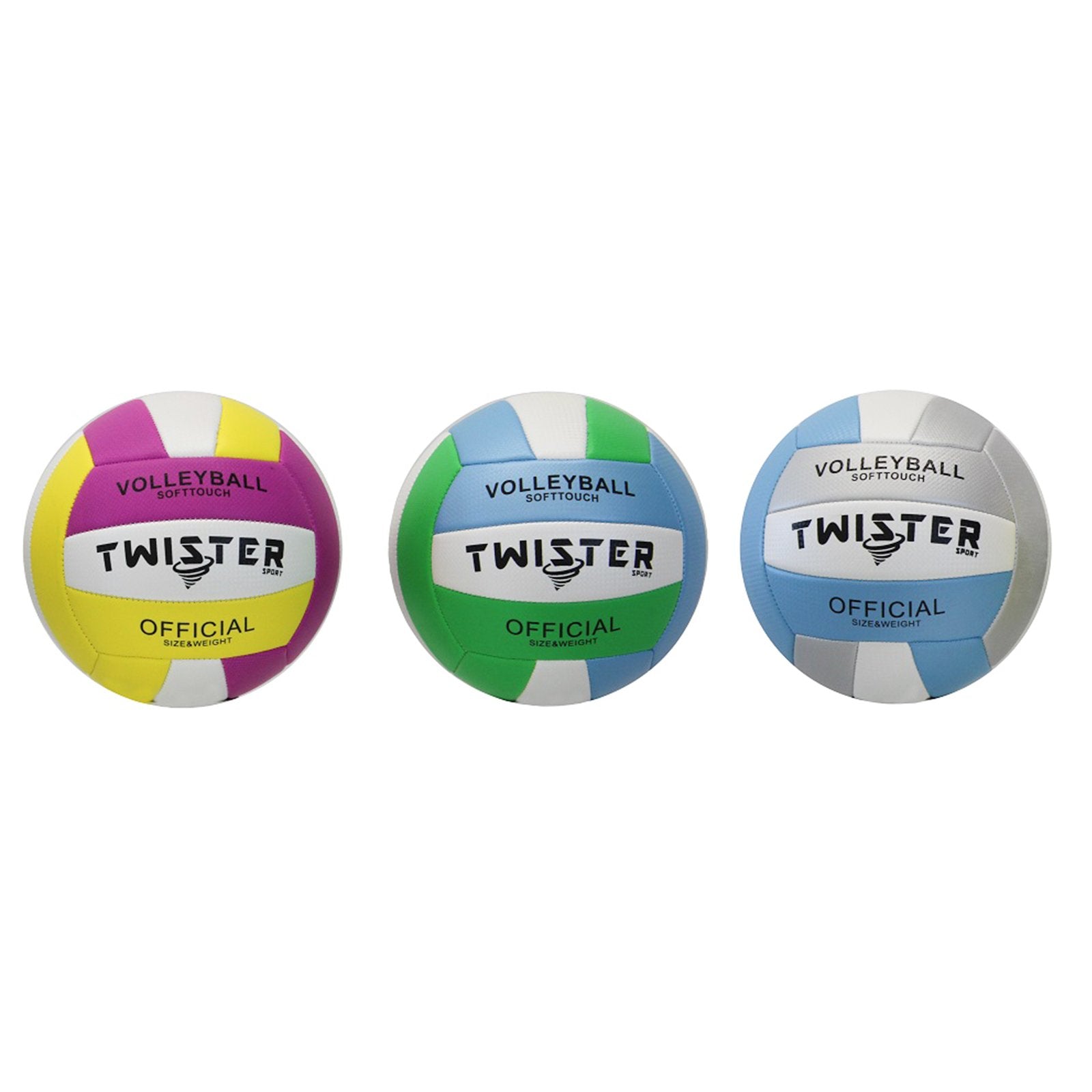 Pallone da pallavolo e beach volley in pelle, dimensioni ufficiali
