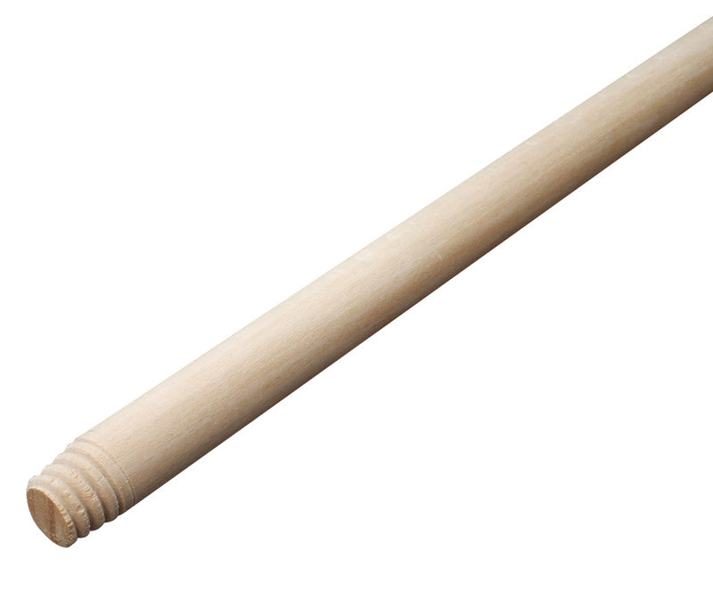 Manico in legno filettato per scopa universale lunghezza 130cm confezione da 50 pz