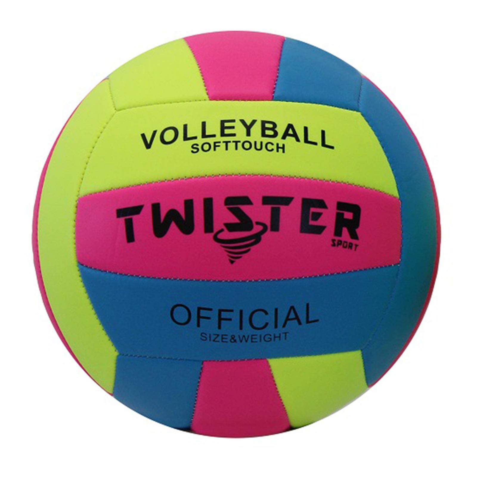 Pallone da pallavolo e beach volley in pelle, dimensioni ufficiali