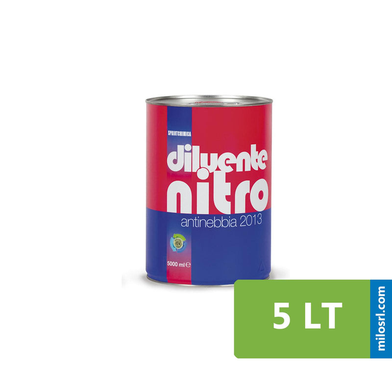 Diluente nitro antinebbia universale vernici sintetici smalti solvente no nebbia (5 lt)