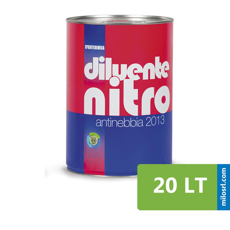 Diluente nitro antinebbia universale vernici sintetici smalti solvente no nebbia (20 lt)