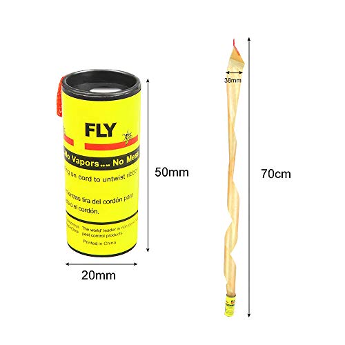 Strisce adesive per mosche e moscerini "Fly Strips" esca insetticida a rotoli uso interno ed esterno