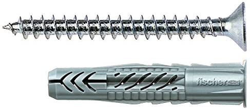 Kit completo di tasselli e punte per fissaggi su muri e cartongessi 89 pezzi