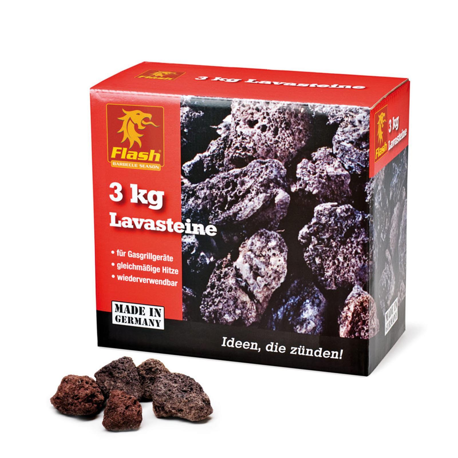 KG 3 PIETRA DI LAVA LAVICA PIETRE BARBECUE BBQ GAS PROFESSIONALE LUNGA DURATA