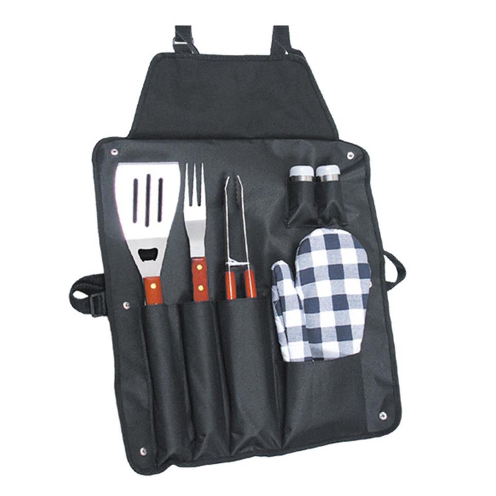 GREMBIULE BARBECUE BARBEQUE ACCESSORI GRIGLIATA BRACE BBQ ARROSTO PICNIC GRIGLIA