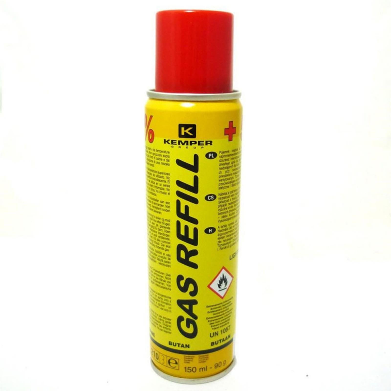 Ricarica 90 gr 150 ml gas accendini bomboletta butano accendino 6 adattatori pistola pistole