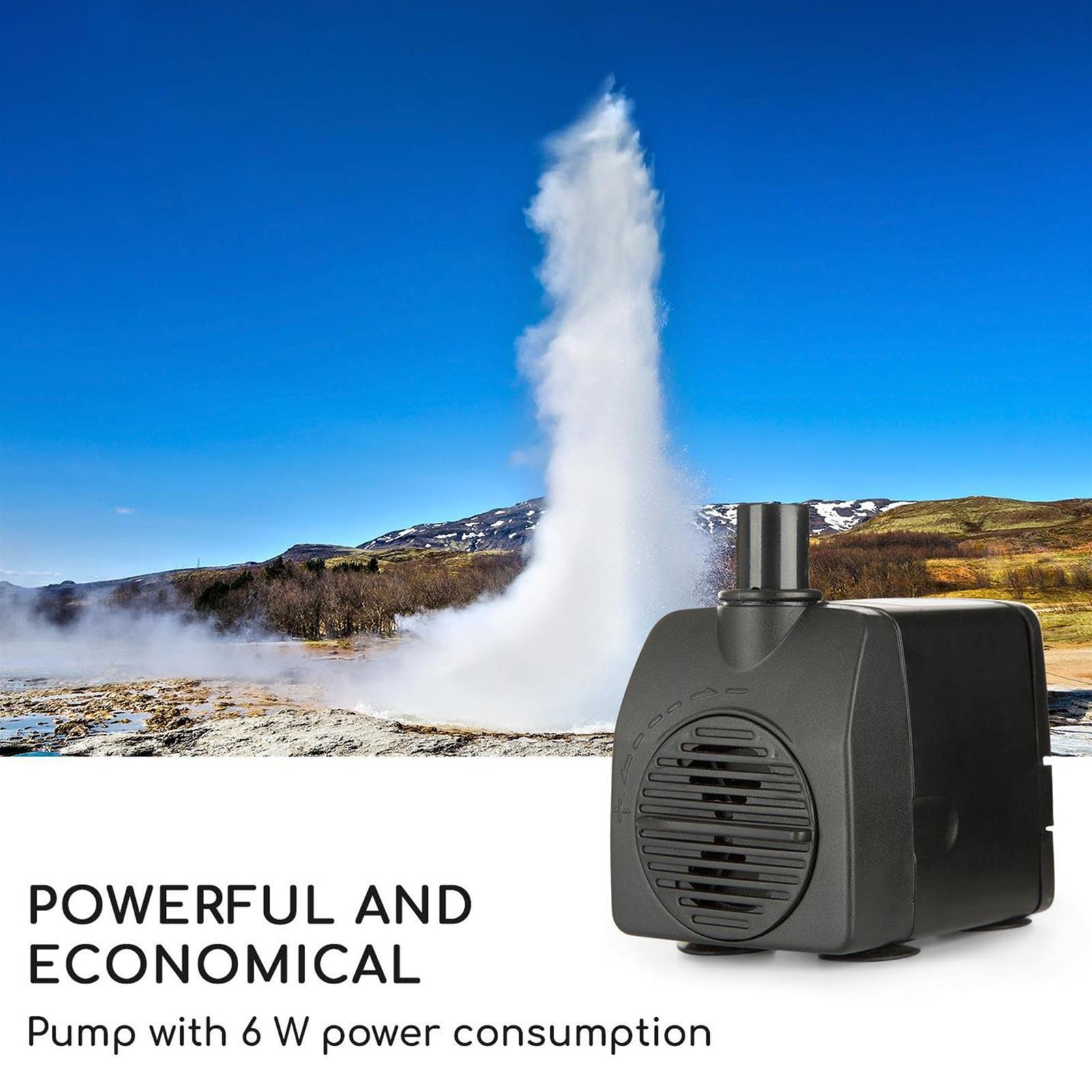 FONTANA FONTANE RESINA ROCCIA ILLUMINATA LUCE LED ARREDO GIARDINO CM 17 X 14 H 28