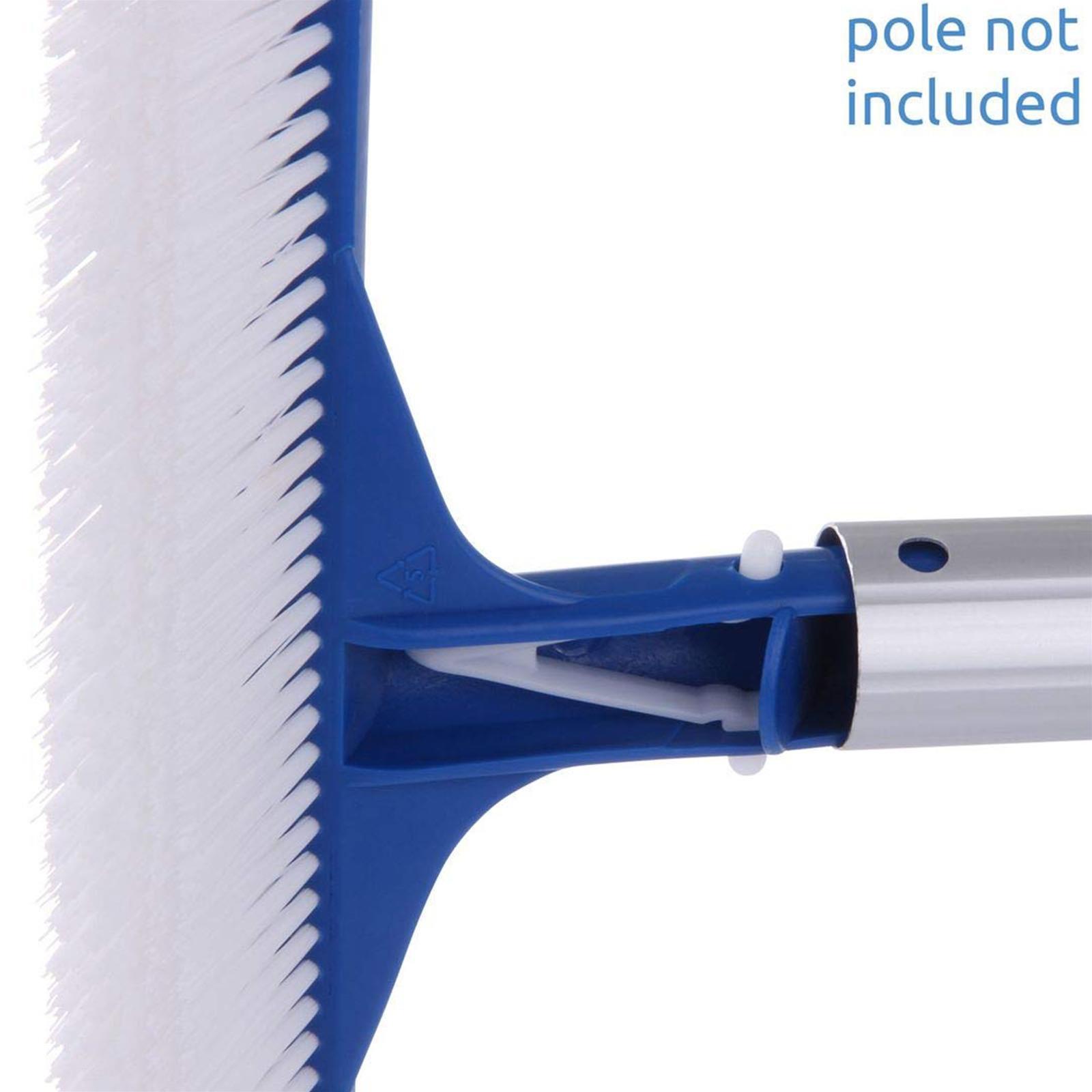 SPAZZOLA PISCINA RINFORZO PVC PULIZIA PISCINE SPAZZOLE FONDO E PARETE BAIONETTA 45 CM