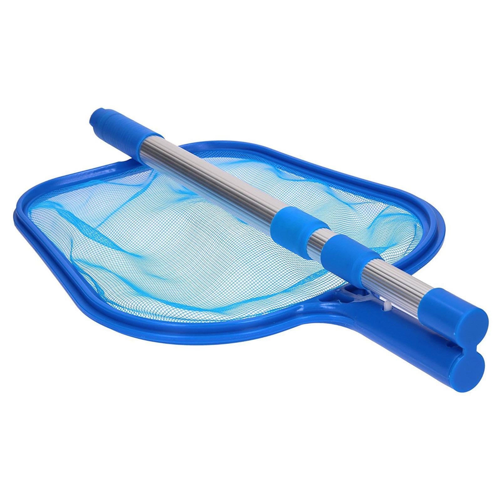 RETINO DI SUPERFICIE CON MANICO TELESCOPICO 150 CM 5 SEZIONI ALLUNGABILE ALLUMINIO PISCINE PISCINA