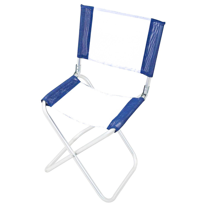 Sgabello sgabelli con schienale sedia texilene campeggio alluminio resistente mare spiaggia