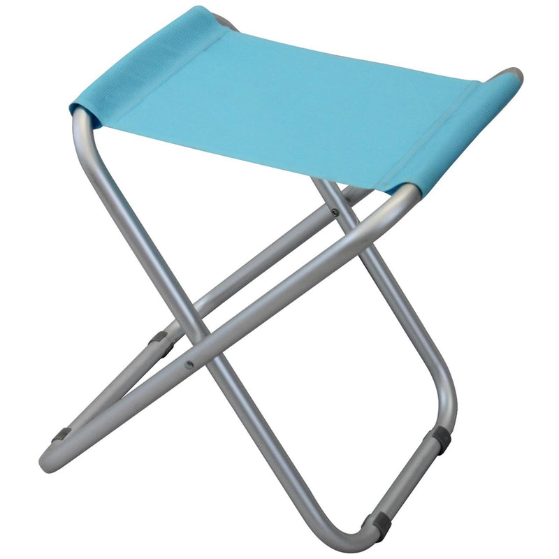 Sgabello sedia seduta pieghevole in alluminio richiudibile mare spiaggia piscina picnic pesca