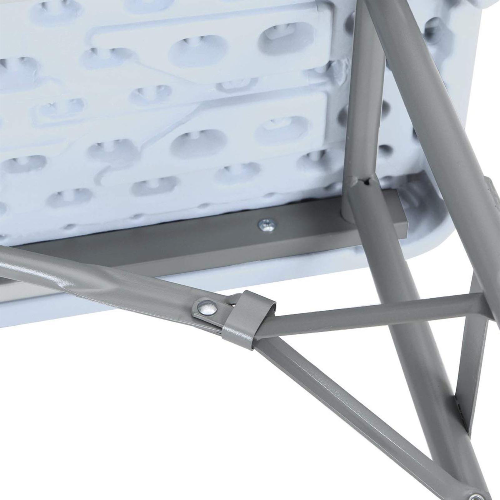 Tavolo pieghevole da catering e campeggio a valigetta con maniglia