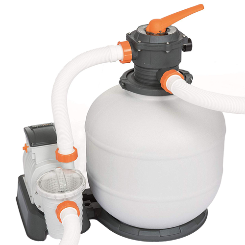 Pompa di filtraggio a sabbia per piscine fuori terra depuratore a pressione da 7571 lt/h