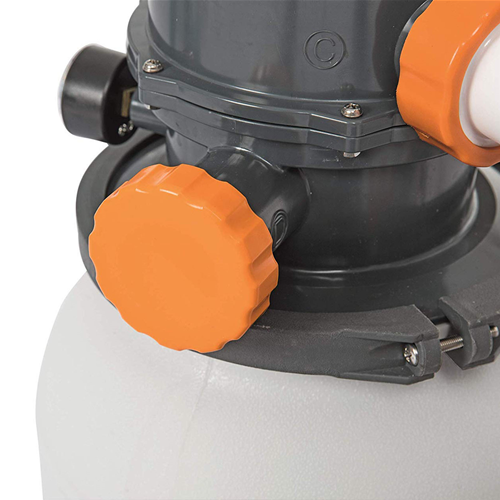 Pompa di filtraggio a sabbia per piscine fuori terra depuratore a pressione da 7571 lt/h