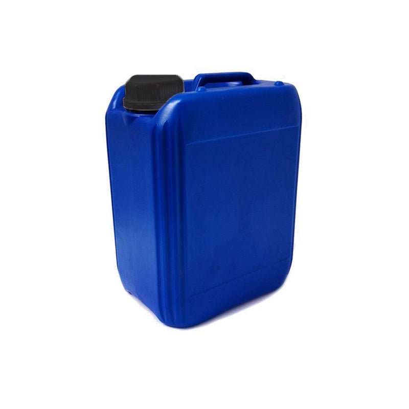 Tanica in plastica riciclata per trasporto liquidi e acidi con tappo contenitore flacone (25 lt - blu)