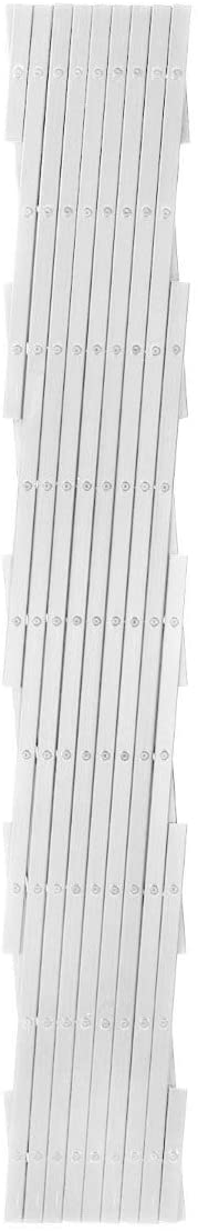 Traliccio estensibile per piante rampicanti in pvc Bianco