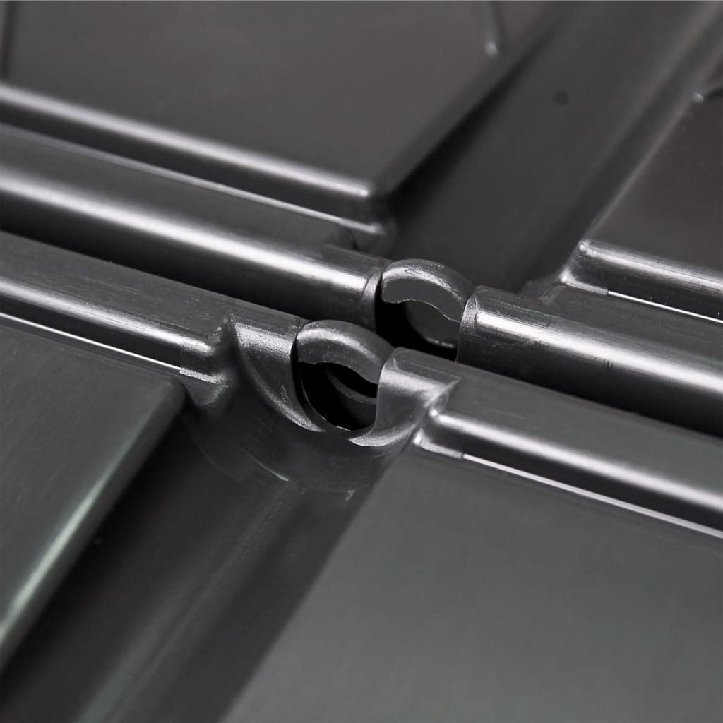 Compostiera quadrata da giardino 380 lt con apertura superiore ed inferiore