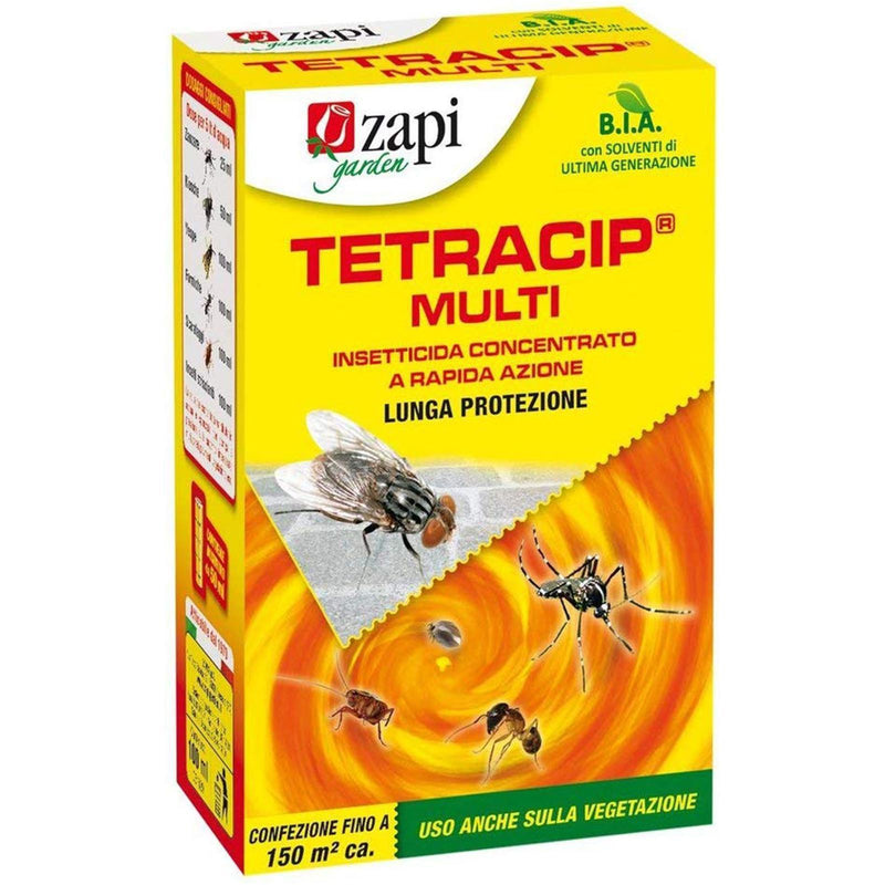 Insetticida "Tetracip multi" concentrato per mosche, pulci, zecche e zanzare tigre
