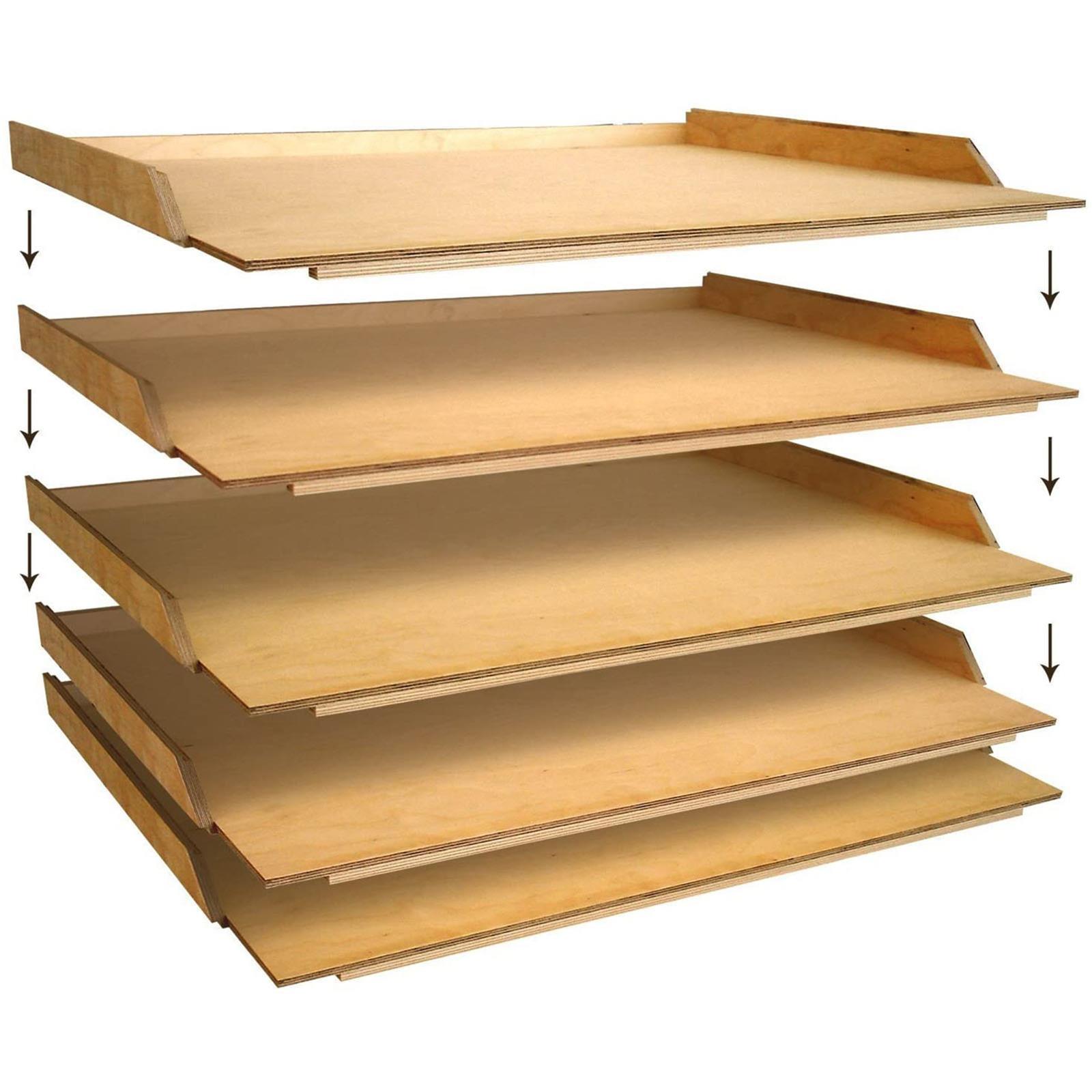 Tavoliere Spianatoia per pasta In Legno di betulla rettangolare con bordo 57 X 37 Cm