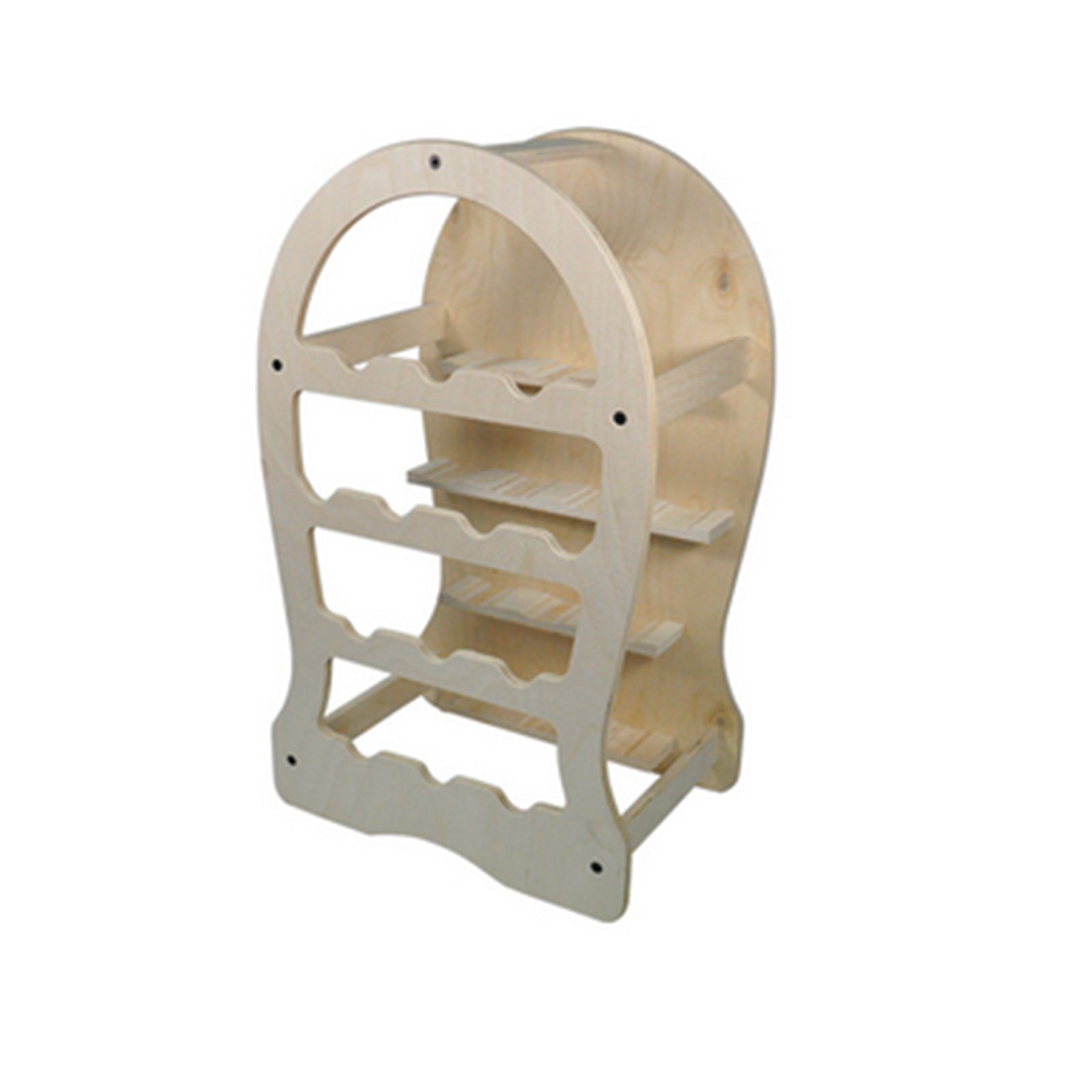 Botte portabottiglie in legno multistrato di betulla per bottiglie di vino