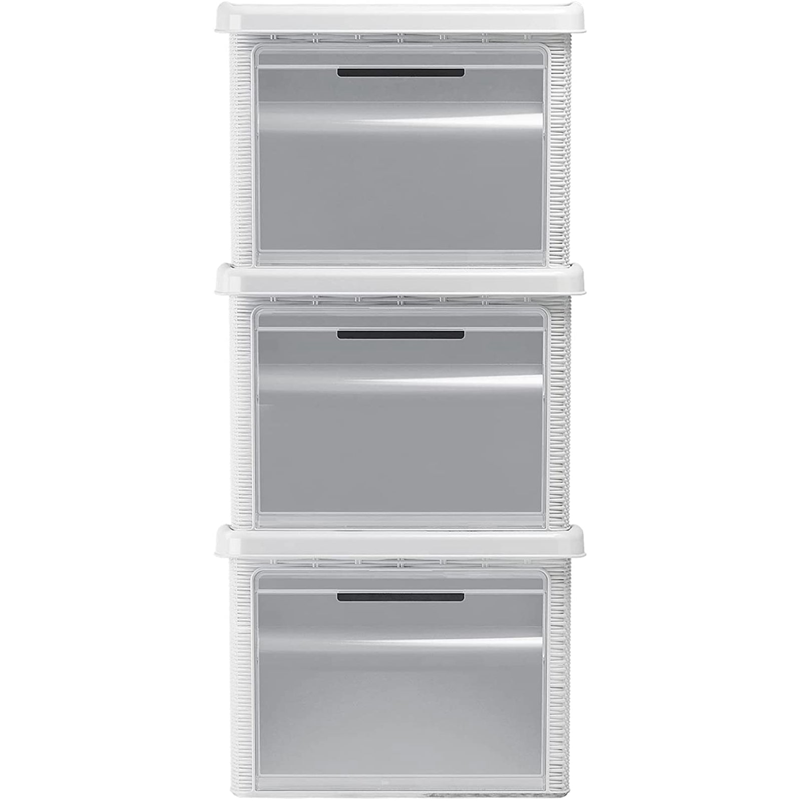 Scatola multiuso "Elegance" in plastica con apertura frontale per uso casalingo