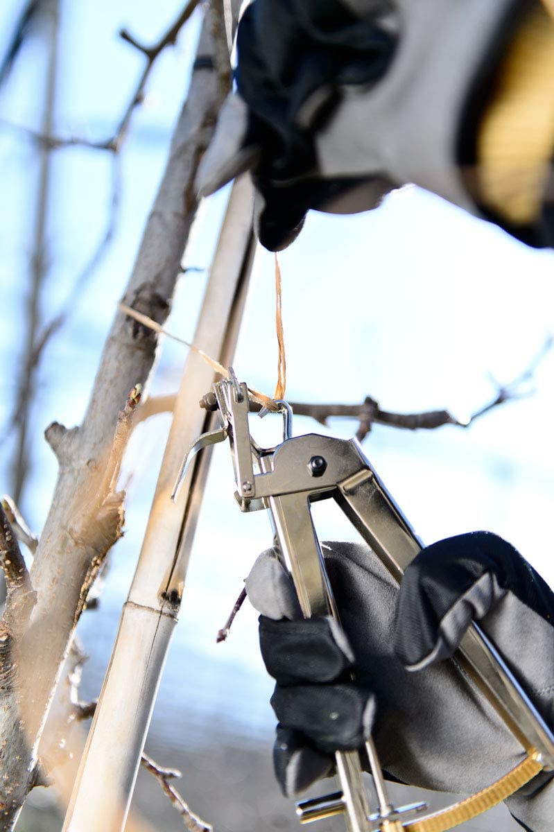 Pinza legatrice rapida professionale per piattina "Stocker", piante da giardino e vigneto