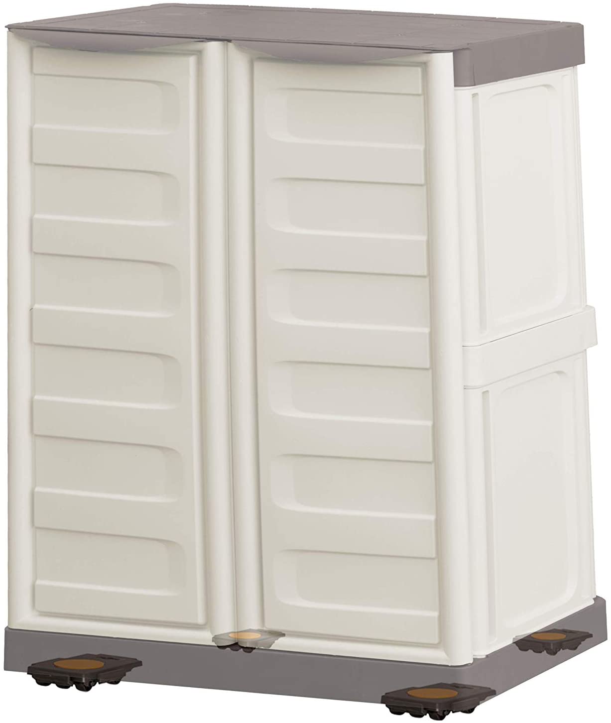 Carrello sposta mobili in plastica robusta pedana con ruote portata 150 kg "Made in Italy"