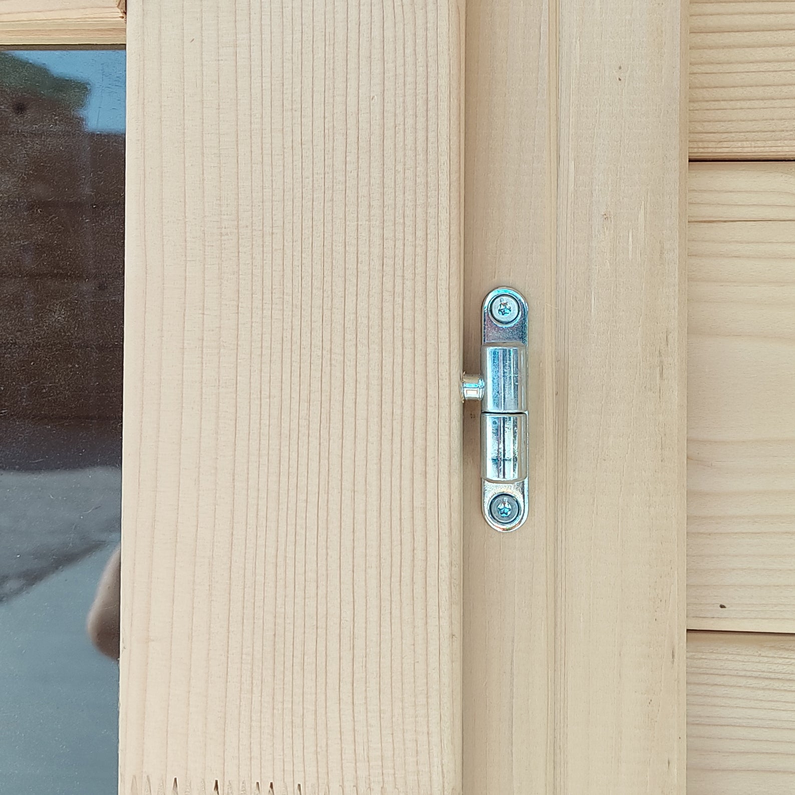 Casetta in legno con porta finestrata deposito da giardino "Made in Italy" 200 x 207 x h 214 cm