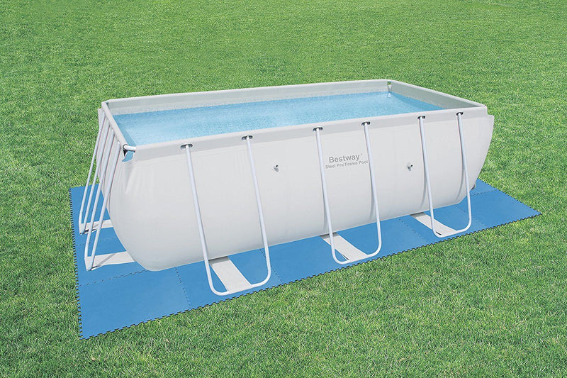 Tappetino di basamento protezione per il fondo della piscina e spa 8 mattonelle 50 x 50 cm