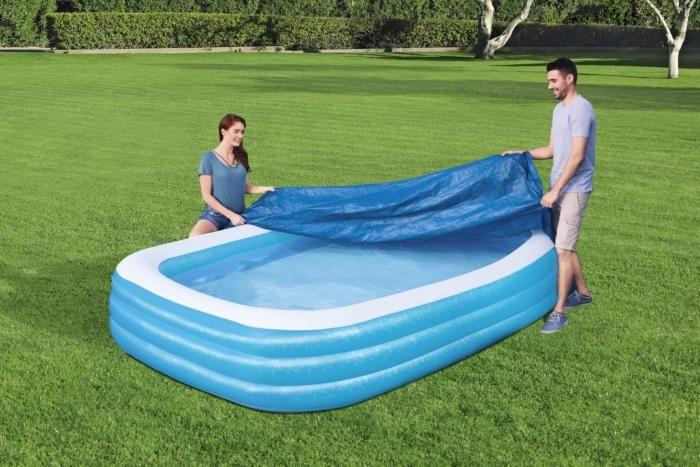 Telo di ricambio per copertura piscina rettangolare gonfiabile 305 x 183 cm