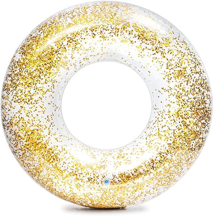 Salvagente Glitter Ø 119 cm Ciambella gonfiabile colorata Intex
