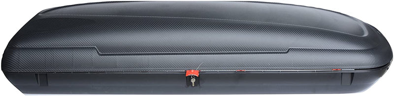 Baule portapacchi per auto effetto fibra di Carbonio da 320 lt "Made in Italy"