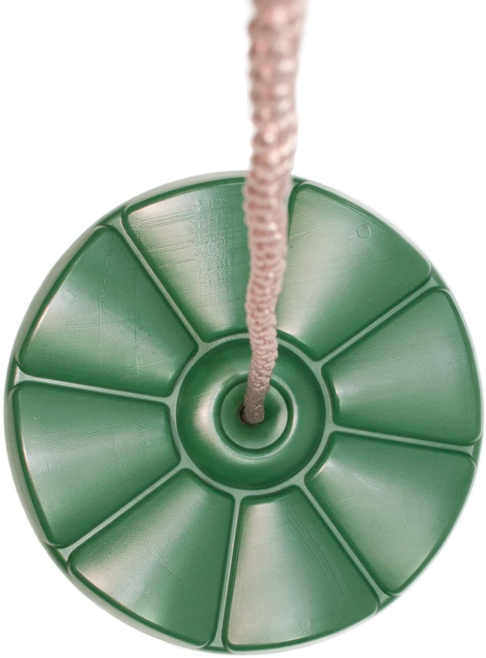Seggiolino a disco per altalena in plastica con corde per arrampicata