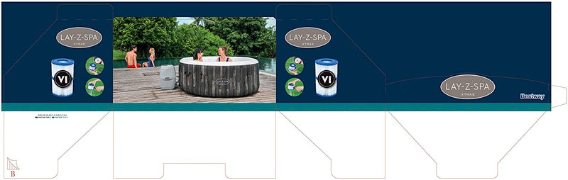 Cartuccia di ricambio per vasche idromassaggio gonfiabili "Lay-Z SPA" modello VI, Confezione da 2 pezzi