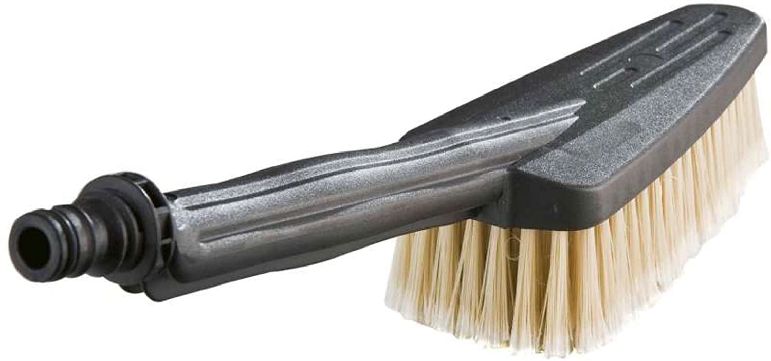 Spazzola a setole morbide, con raccordo rapido per lavaggio di auto e moto