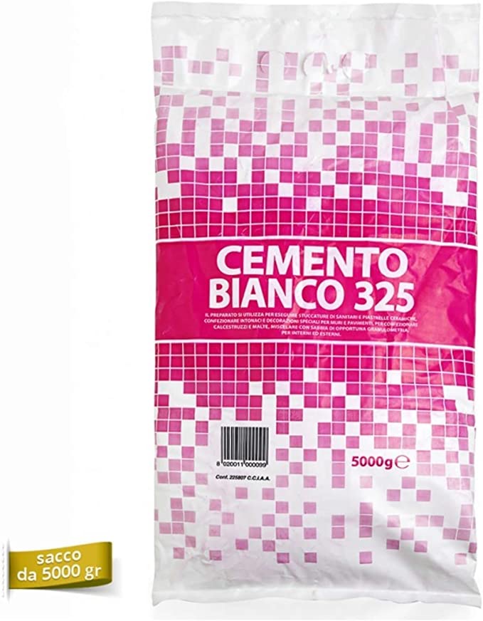 Cemento Bianco Rasaben 1kg - Per Riparazioni E Stuccature | Flessibile, Colorabile, Made In Italy - Foto 2