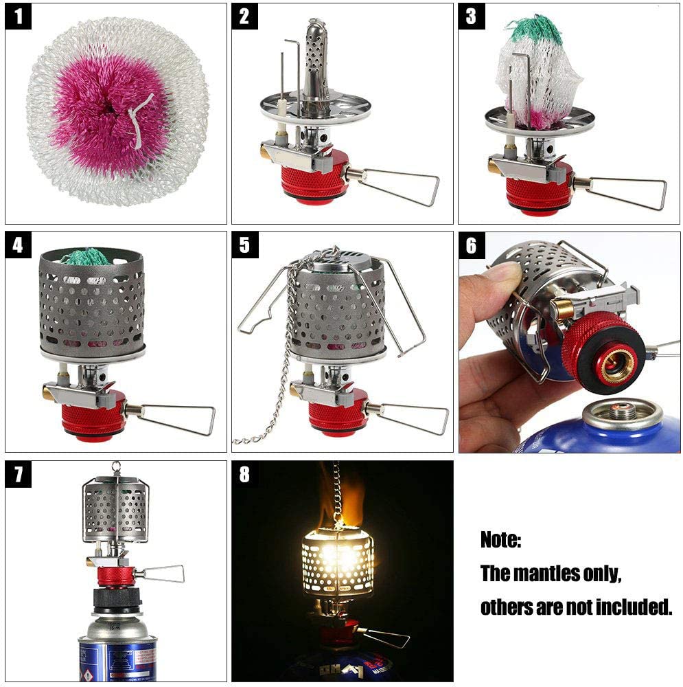Reticella di ricambio per lampada a gas, retina per faro da campeggio 200 -  500 w