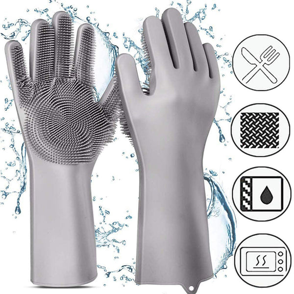COELO Supporto Da Tavolo Per Guanti E Panno Spugna – Bianco – Design Moderno Per Cucina E Bagno – Nasconde I Guanti Di Gomma
