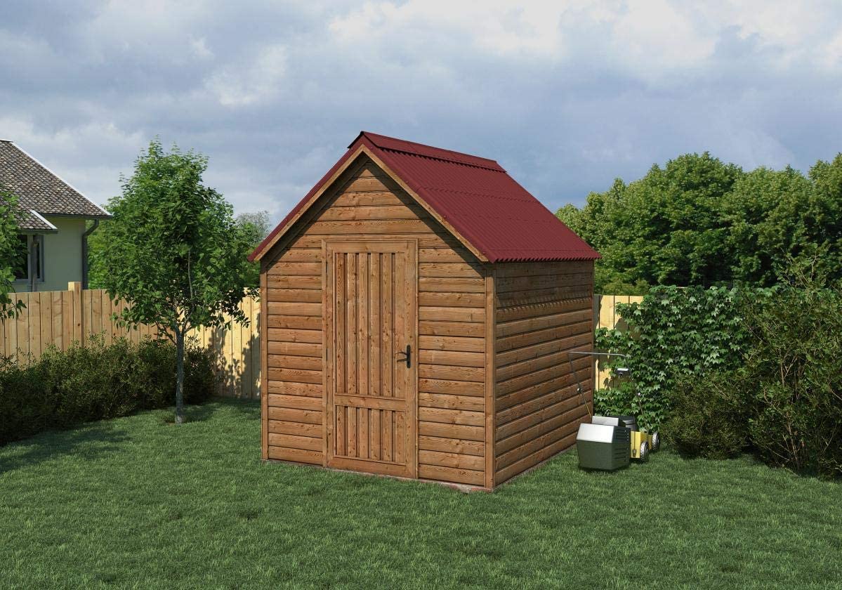 Lastra di copertura catramata 95 x 200 cm colorazione rosso Mattone