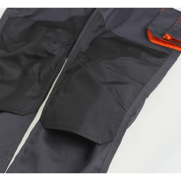 Pantalone da lavoro "7900E" in Canvas grigio scuro con tasche laterali