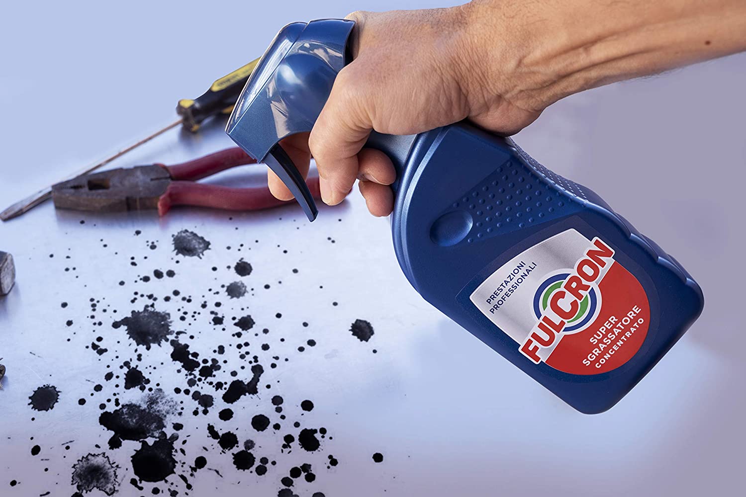 Sgrassatore concentrato "Fulcron" detergente universale per sporco ostinato