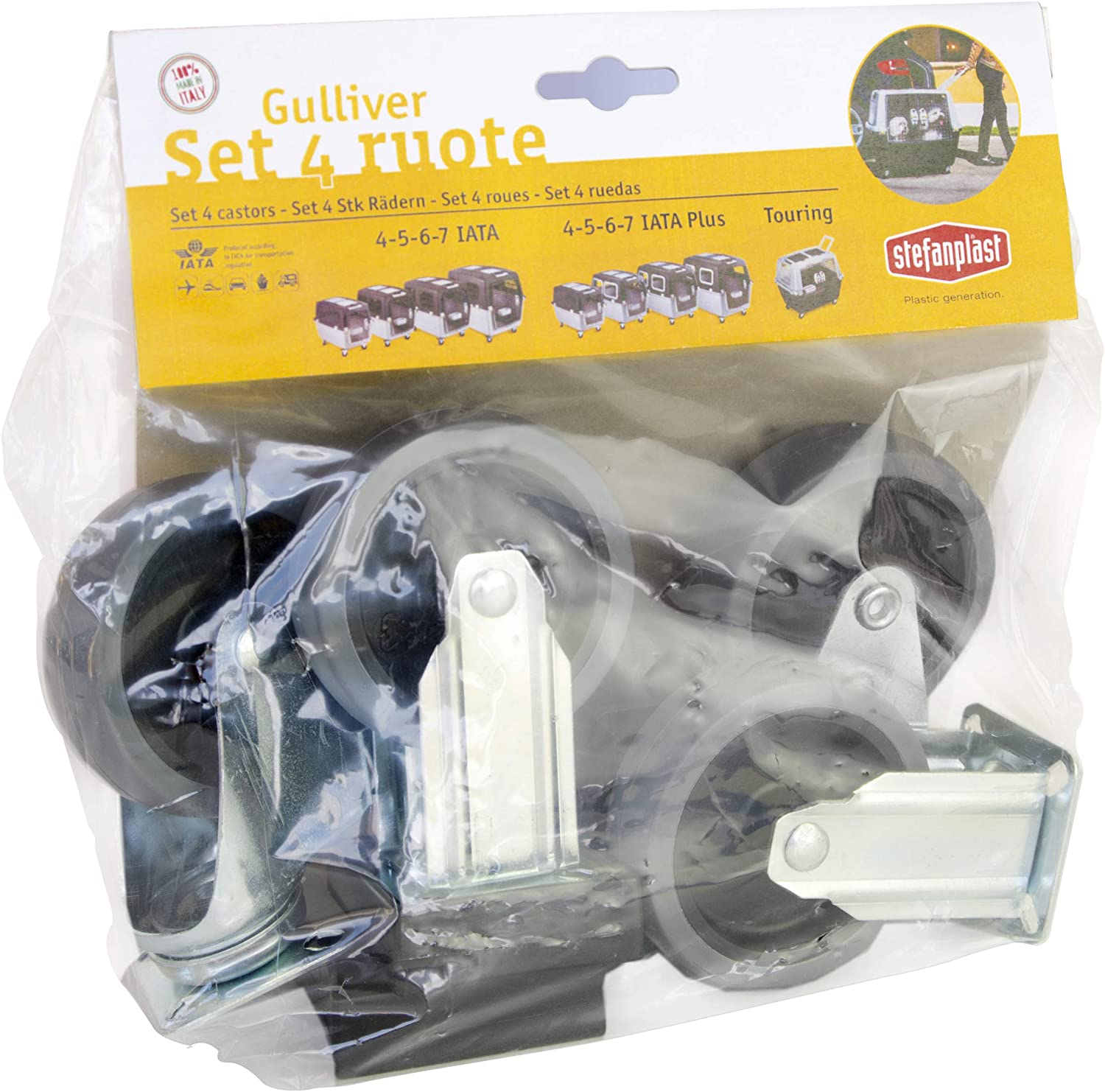 Ruote Grandi per Trasportino in resina "Gulliver"