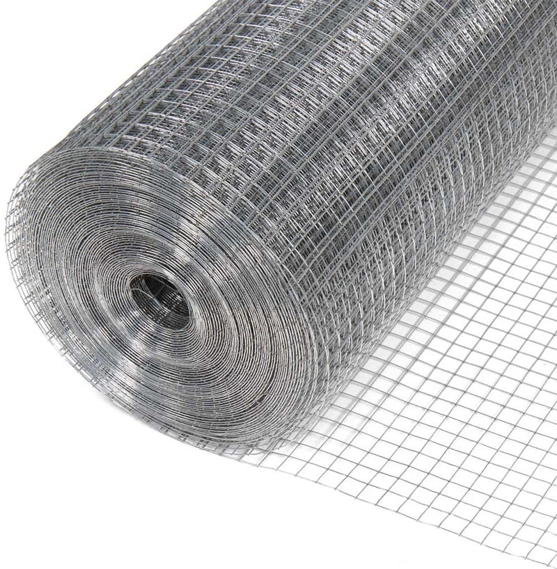 Rete elettrosaldata per recinzione in metallo, maglia quadrata 13 x 13 mm