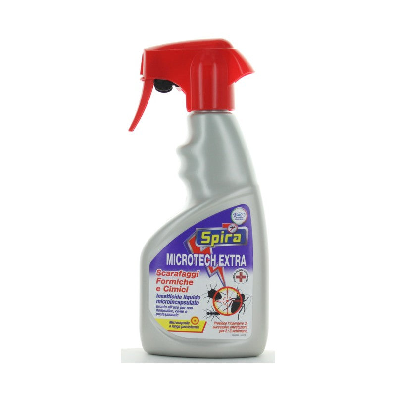 Insetticida spray per scarafaggi e formiche "Microtech" da interno per casa e ufficio 400 ml