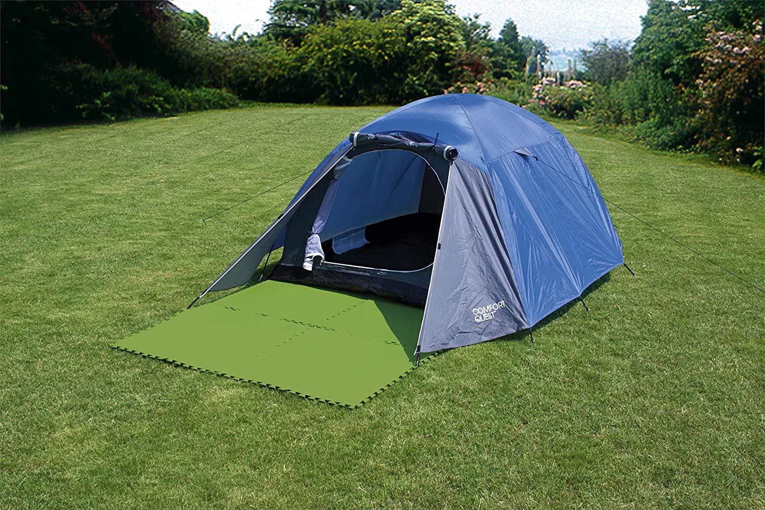 Tappetino di basamento protezione per il fondo della piscina e spa 9 mattonelle 79 x 79 cm