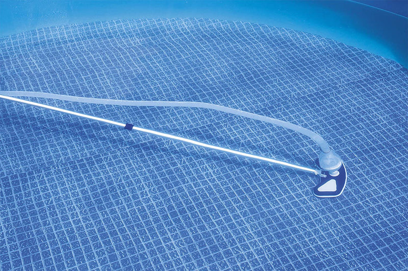 Kit di pulizia per piscina da 279 cm con spazzola aspirafango e retino